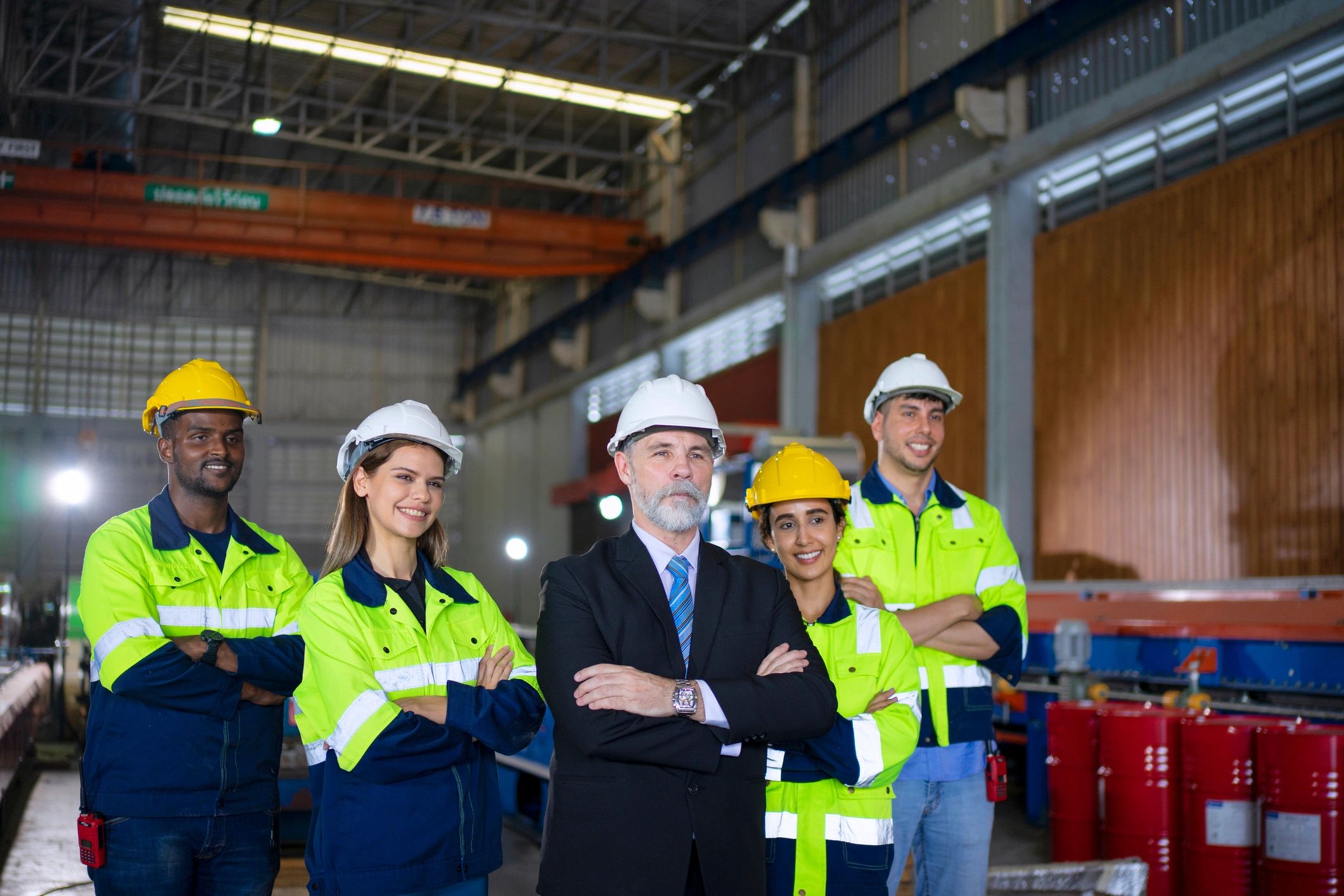 Commercial facility team representing experienced painting professionals